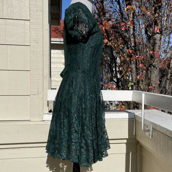 VTG Nostalgia Floral Dress Boho Grunge Cottagecore - Picture 6 of 8